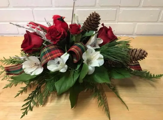 Cardinal in Celebration Table Centerpiece