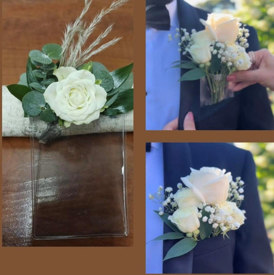 45.00$ BOUTONNIERE POCHETTE